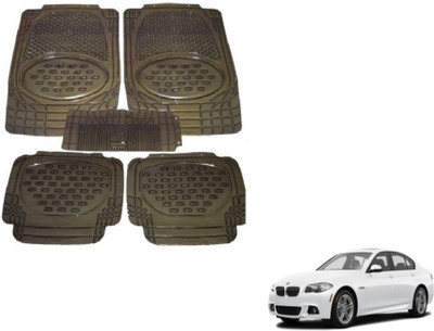 MOCKHE Rubber, Plastic Standard Mat For  BMW 525i(Grey)