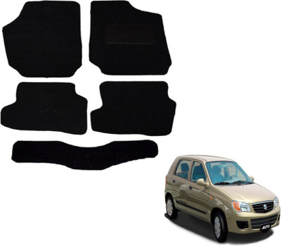 MOCKHE Fabric Standard Mat For  Maruti Suzuki Alto(Black)