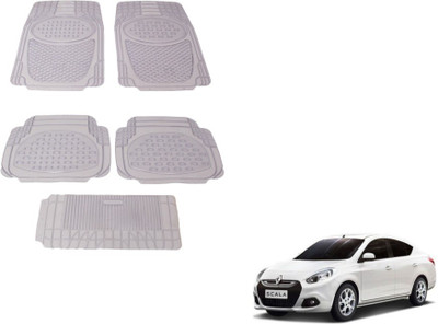 MOCKHE Rubber, Plastic Standard Mat For  Renault Scala(Clear)