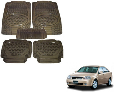 MOCKHE Rubber, Plastic Standard Mat For  Chevrolet Optra(Grey)