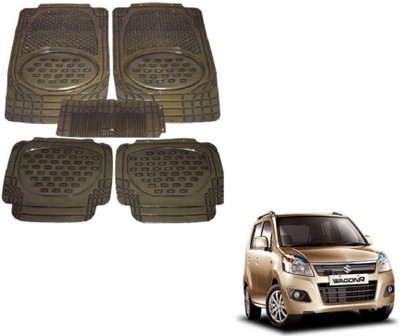 MOCKHE Rubber, Plastic Standard Mat For  Maruti Suzuki WagonR(Grey)