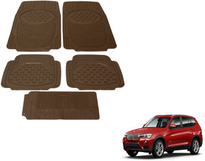 MOCKHE Rubber, Plastic Standard Mat For  BMW X3(Beige)