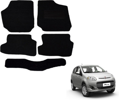 MOCKHE Fabric Standard Mat For  Fiat Palio(Black)