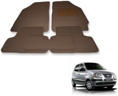 MOCKHE Fabric Standard Mat For  Hyundai Santro(Beige)