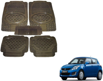 MOCKHE Rubber, Plastic Standard Mat For  Maruti Suzuki New Swift(Grey)