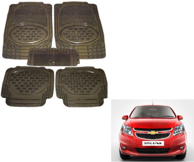 MOCKHE Rubber, Plastic Standard Mat For  Chevrolet UVA(Grey)