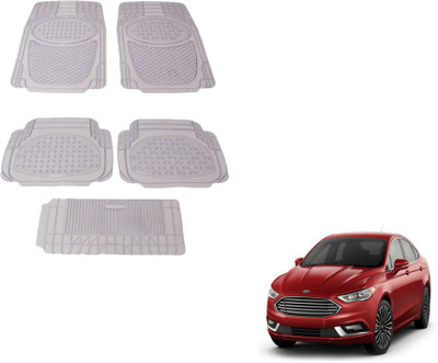 MOCKHE Rubber, Plastic Standard Mat For  Universal For Car(Clear)