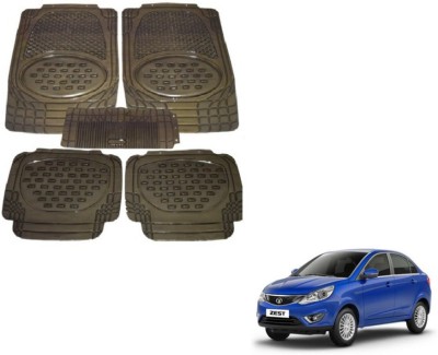 MOCKHE Rubber, Plastic Standard Mat For  Tata Zest(Grey)