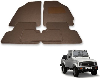 MOCKHE Fabric Standard Mat For  Maruti Suzuki Gypsy(Beige)