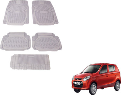 MOCKHE Rubber, Plastic Standard Mat For  Maruti Suzuki Alto 800(Clear)