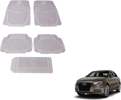 MOCKHE Rubber, Plastic Standard Mat For  Audi A3(Clear)