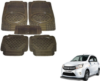 MOCKHE Rubber, Plastic Standard Mat For  Maruti Suzuki Celerio(Grey)