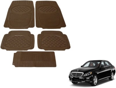 MOCKHE Rubber, Plastic Standard Mat For  Mercedes Benz E-Class(Beige)