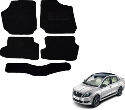 MOCKHE Fabric Standard Mat For  Skoda Rapid(Black)