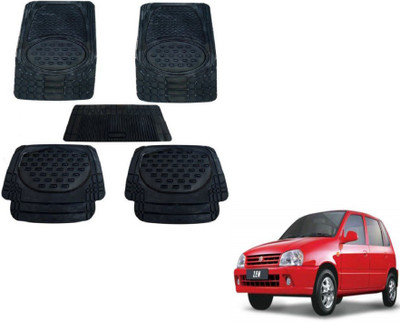 MOCKHE Rubber, Plastic Standard Mat For  Maruti Suzuki Zen(Black)