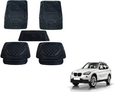 MOCKHE Rubber, Plastic Standard Mat For  BMW X1(Black)