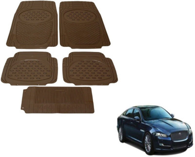 MOCKHE Rubber, Plastic Standard Mat For  Jaguar XJ-TYPE(Beige)
