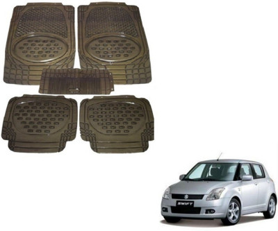 MOCKHE Rubber, Plastic Standard Mat For  Maruti Suzuki Swift(Grey)