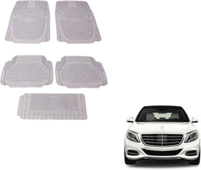 MOCKHE Rubber, Plastic Standard Mat For  Mercedes Benz S-Class(Clear)