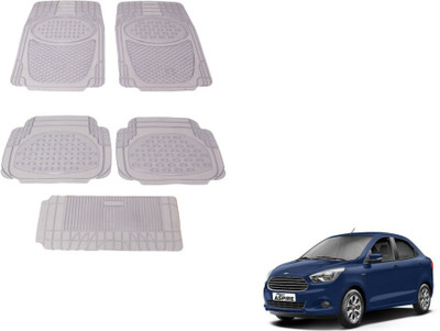 MOCKHE Rubber, Plastic Standard Mat For  Ford Aspire(Clear)