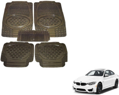 MOCKHE Rubber, Plastic Standard Mat For  BMW 325i(Grey)