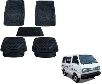 MOCKHE Rubber, Plastic Standard Mat For  Maruti Suzuki Omni(Black)