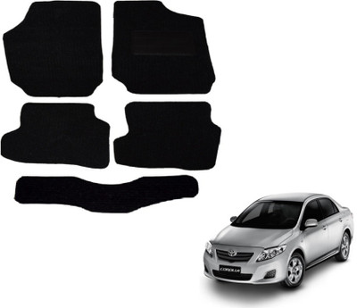 MOCKHE Fabric Standard Mat For  Toyota Corolla(Black)