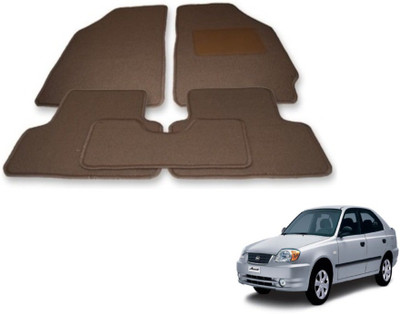 MOCKHE Fabric Standard Mat For  Hyundai Accent(Beige)