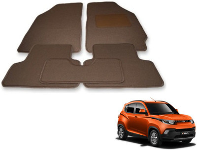 MOCKHE Fabric Standard Mat For  Mahindra KUV 100(Beige)