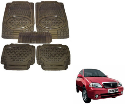 MOCKHE Rubber, Plastic Standard Mat For  Maruti Suzuki Esteem(Grey)