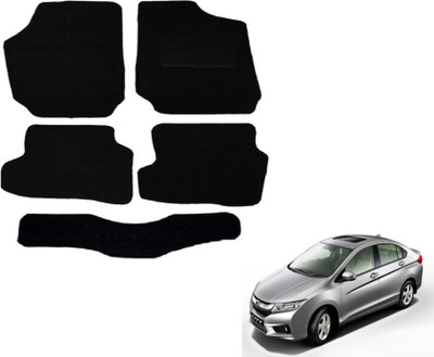 MOCKHE Fabric Standard Mat For  Honda City(Black)