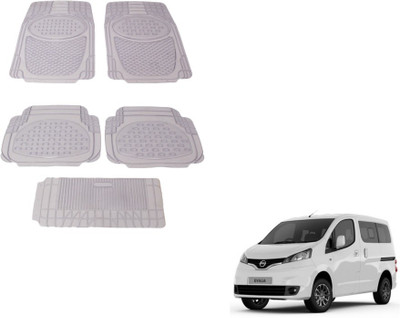 MOCKHE Rubber, Plastic Standard Mat For  Nissan Evalia(Clear)