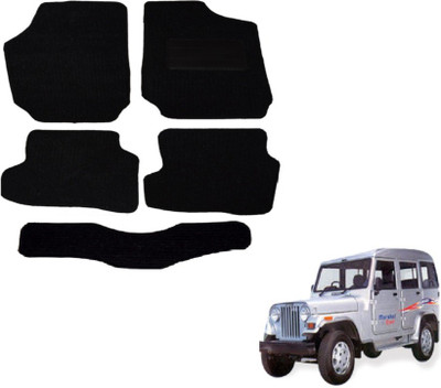 MOCKHE Fabric Standard Mat For  Mahindra Marshal(Black)