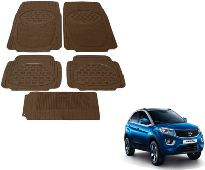 MOCKHE Rubber, Plastic Standard Mat For  Tata NA(Brown)