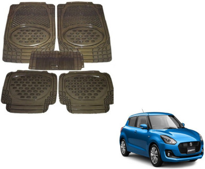 MOCKHE Rubber, Plastic Standard Mat For  Maruti Suzuki New Swift(Grey)
