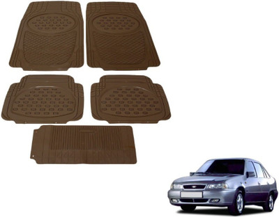 MOCKHE Rubber, Plastic Standard Mat For  Daewoo Cielo(Beige)