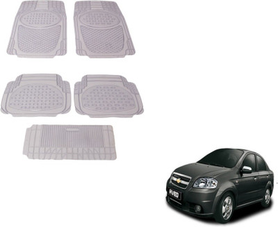 MOCKHE Rubber, Plastic Standard Mat For  Chevrolet Aveo(Clear)