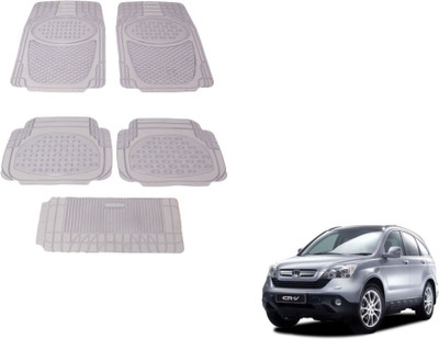 MOCKHE Rubber, Plastic Standard Mat For  Honda CR-V(Clear)