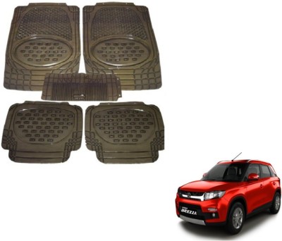 MOCKHE Rubber, Plastic Standard Mat For  Maruti Suzuki Vitara Brezza(Grey)