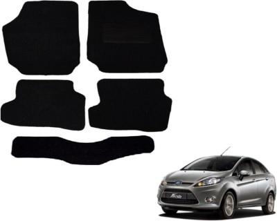 MOCKHE Fabric Standard Mat For  Ford Fiesta(Black)