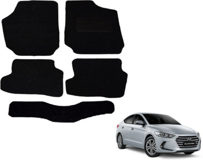 MOCKHE Fabric Standard Mat For  Hyundai Elantra(Black)