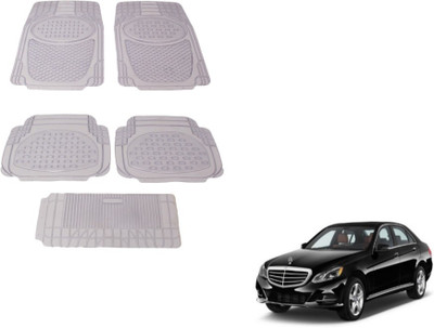 MOCKHE Rubber, Plastic Standard Mat For  Mercedes Benz E-Class(Clear)