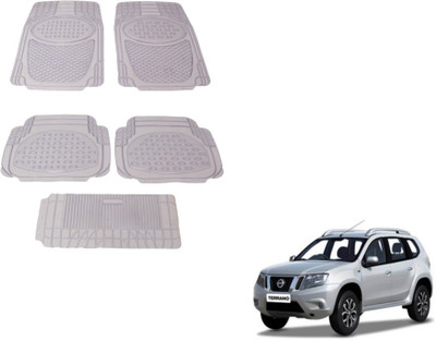 MOCKHE Rubber, Plastic Standard Mat For  Nissan Terrano(Clear)