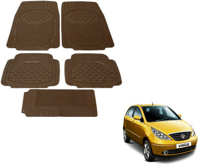 MOCKHE Rubber, Plastic Standard Mat For  Tata Indica Vista(Beige)
