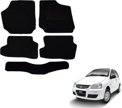 MOCKHE Fabric Standard Mat For  Tata Indica(Black)