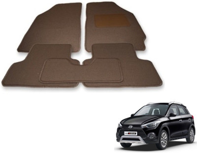 MOCKHE Fabric Standard Mat For  Hyundai i20(Beige)