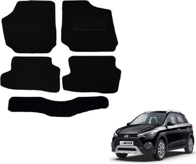 MOCKHE Fabric Standard Mat For  Hyundai i20(Black)