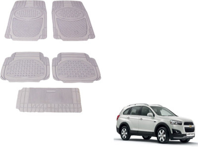 MOCKHE Rubber, Plastic Standard Mat For  Chevrolet Captiva(Clear)
