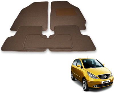 MOCKHE Fabric Standard Mat For  Tata Indica Vista(Beige)