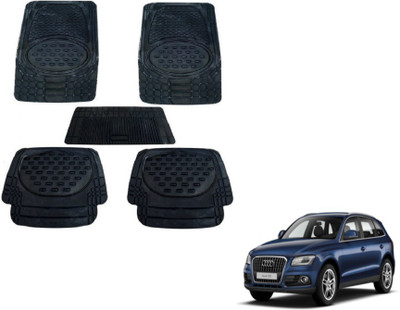 MOCKHE Rubber, Plastic Standard Mat For  Audi Q5(Black)